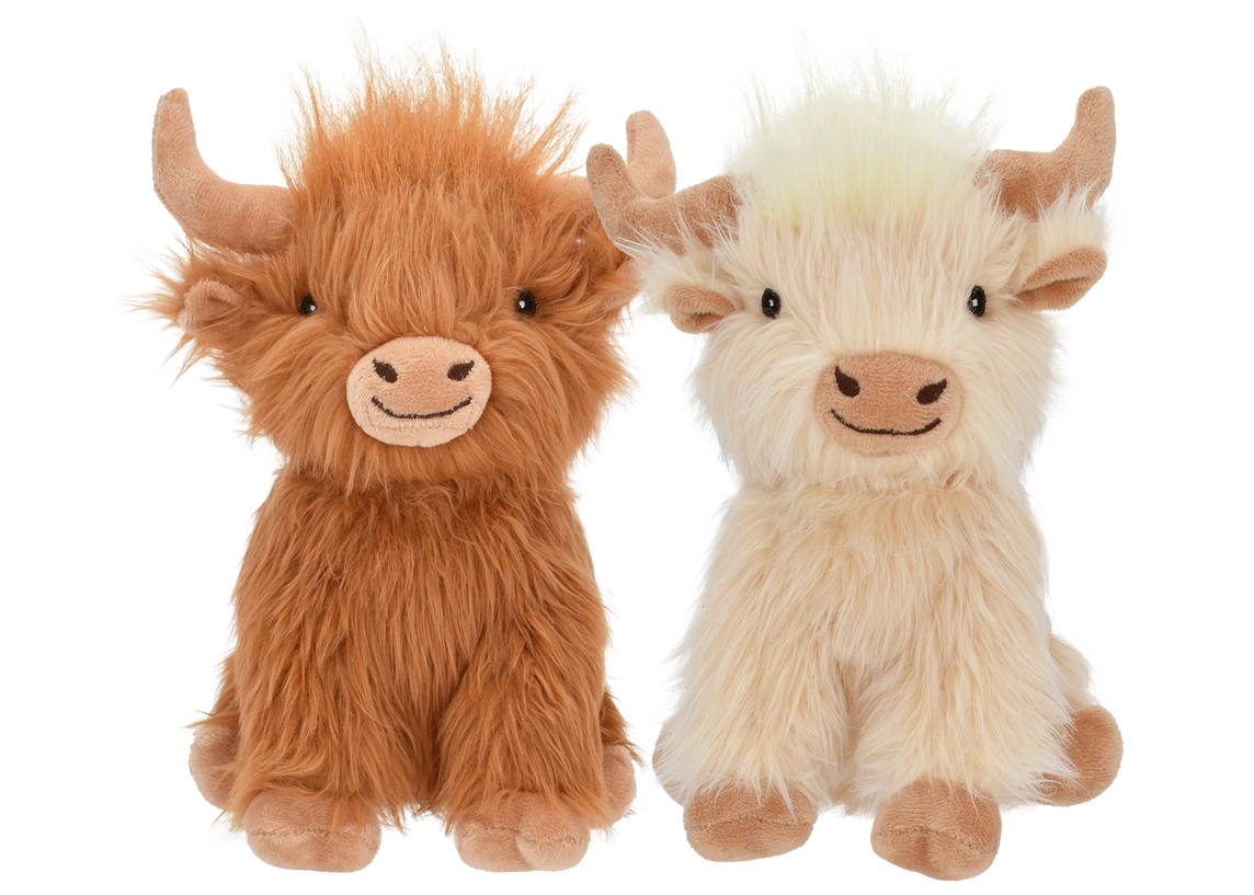 Multipet Highland Cow 14 inch (Colors Vary)