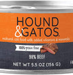 Hound and Gatos Cat Grain Free Beef 55oz (Case of 24) for your Pet Cat with Pet Store X!