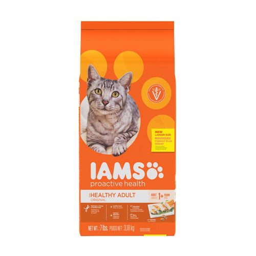 IAMS Proactive Health Adult Dry Cat Food Chicken 1ea/7 lb for your Pet Cat with Pet Store X!