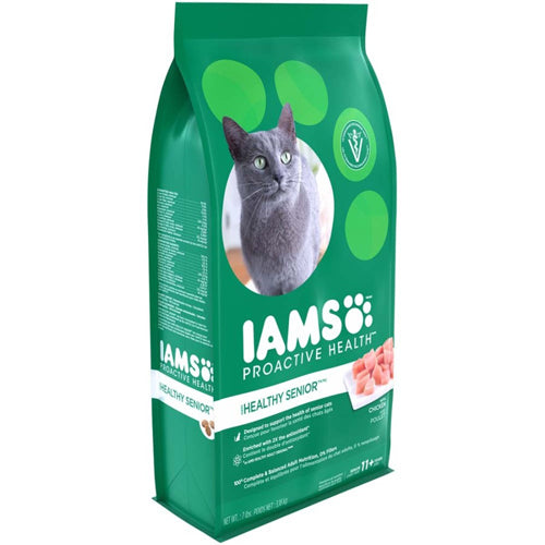 IAMS Proactive Health Senior Dry Cat Food Chicken 1ea/7 lb - Pet Store X