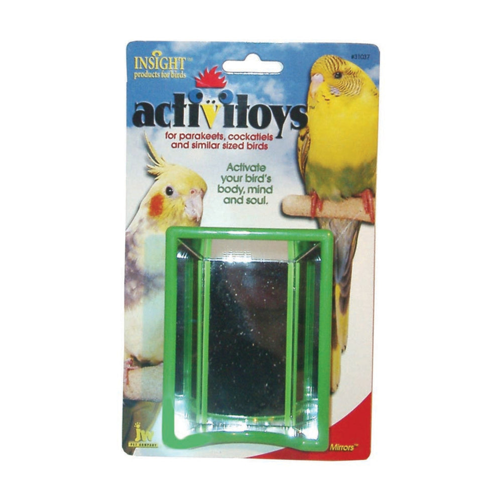 JW Pet ActiviToy Hall of Mirrors Bird Toy Assorted 1ea/One Size for your Pet Bird with Pet Store X!