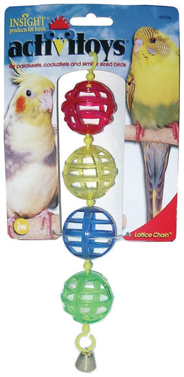 JW Pet ActiviToy Lattice Balls Bird Toy Multi-Color 1ea/SM/MD for your Pet Bird with Pet Store X!