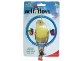 JW Pet ActiviToy Ring Clear Bird Toy Multi-Color 1ea/SM/MD - Pet Store X