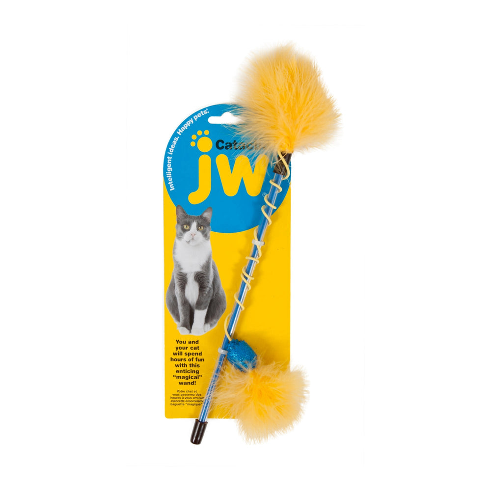 JW Pet Cataction Feather Wand Cat Toy 1ea - Pet Store X