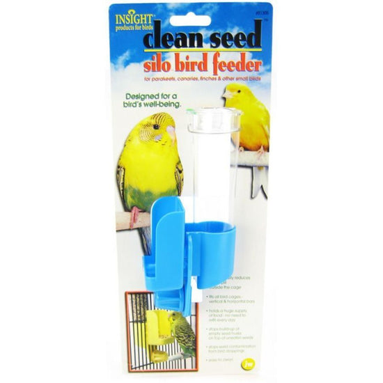 JW Pet Clean Seed Silo Bird Feeder Assorted 1ea/SM - Pet Store X