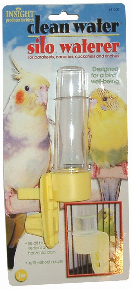 JW Pet Clean Water Silo Waterer Assorted 1ea/SM for your Pet Bird with Pet Store X!