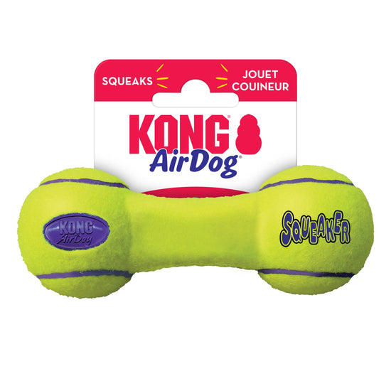 KONG Air Dog Squeaker Dumbbell Dog Toy 1ea/LG for your Pet Dog with Pet Store X.