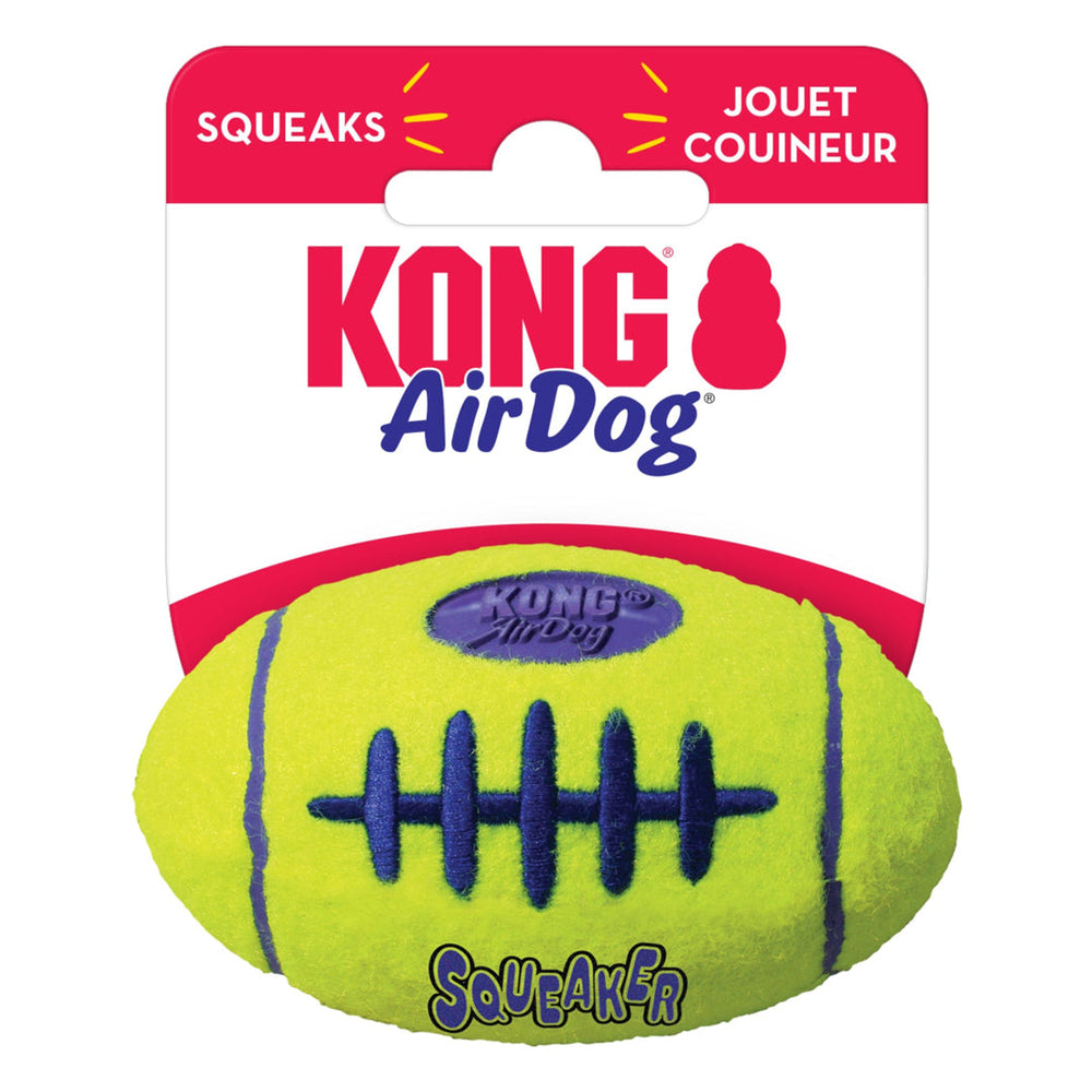 KONG Air Dog Squeaker Football Dog Toy 1ea/SM - Pet Store X