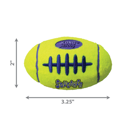 KONG Air Dog Squeaker Football Dog Toy 1ea/SM - Pet Store X