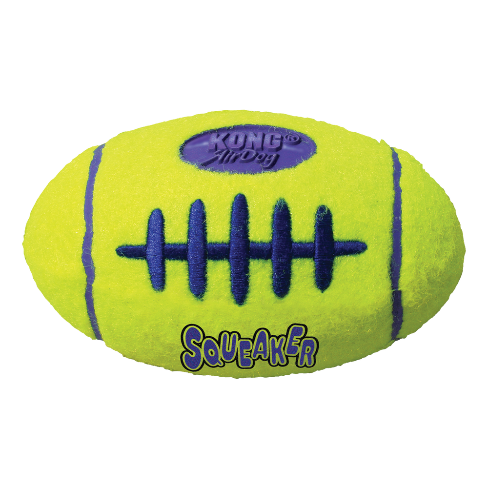 KONG Air Dog Squeaker Football Dog Toy 1ea/SM - Pet Store X