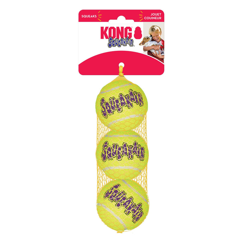 KONG Air Dog Squeaker Tennis Ball Dog Toy 1ea/3 pk, MD for your Pet Dog with Pet Store X.