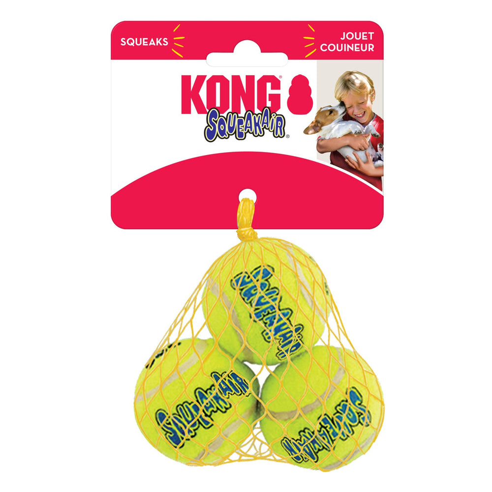 KONG Air Dog Squeaker Tennis Ball Dog Toy 1ea/3 pk, SM - Pet Store X