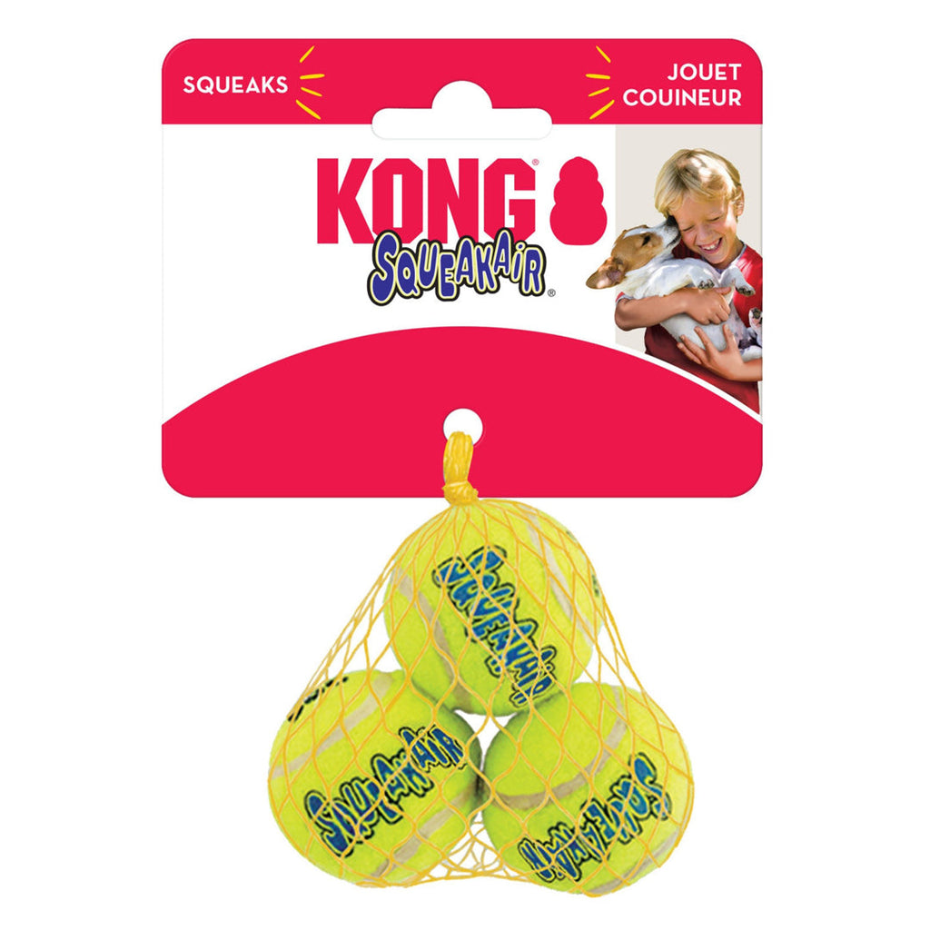 KONG Air Dog Squeaker Tennis Ball Dog Toy 1ea/3 pk, XS for your Pet Dog with Pet Store X.