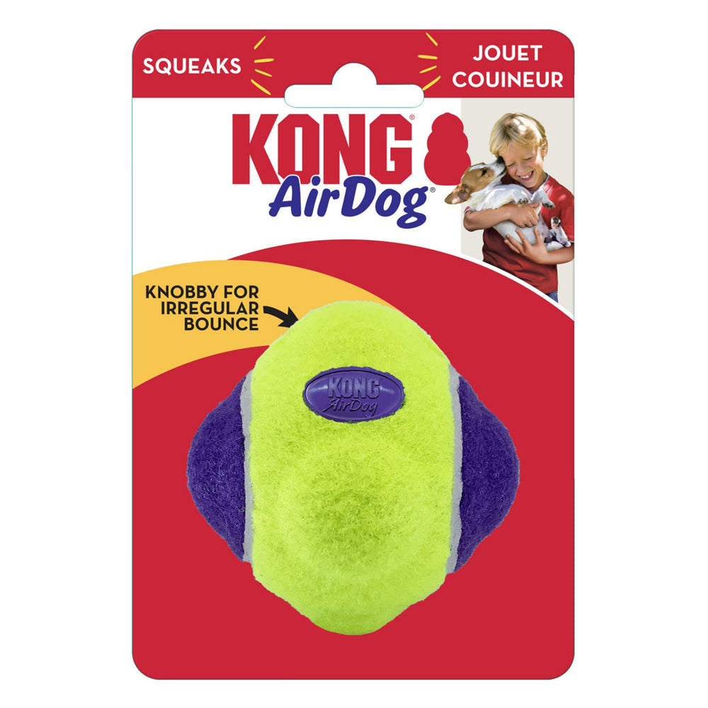 KONG Airdog Squeaker Knobby Ball Dog Toy 1ea/MD - Pet Store X