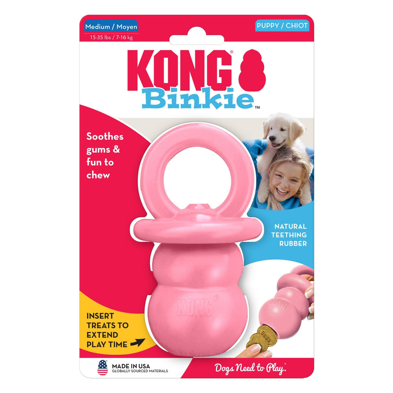 KONG Binkie Puppy Toy Assorted 1ea/MD for your Pet Dog with Pet Store X.