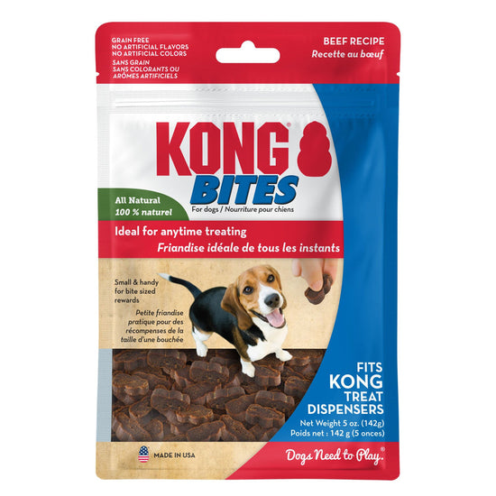 KONG Bites Dog Treats Regular Beef 1ea/5 oz for your Pet Dog with Pet Store X!