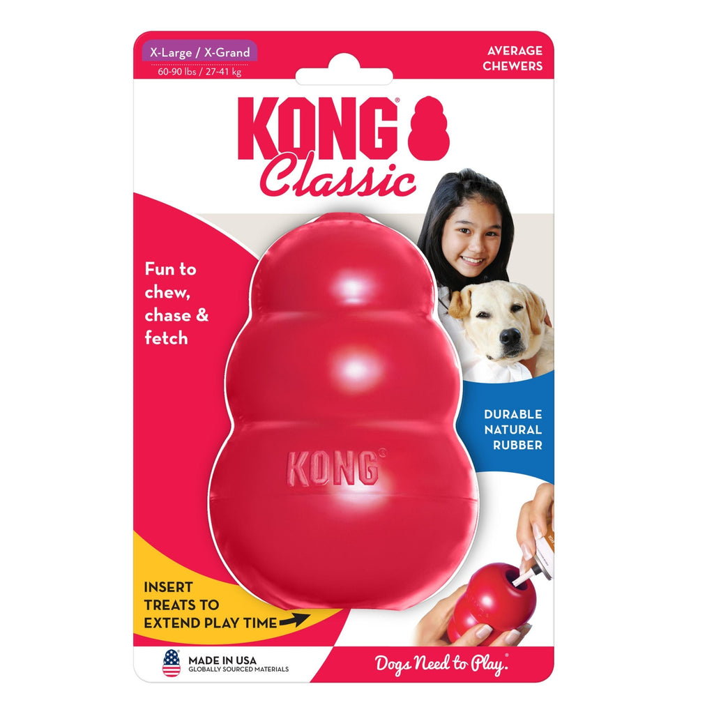 KONG Classic Dog Toy 1ea/XL for your Pet Dog with Pet Store X.