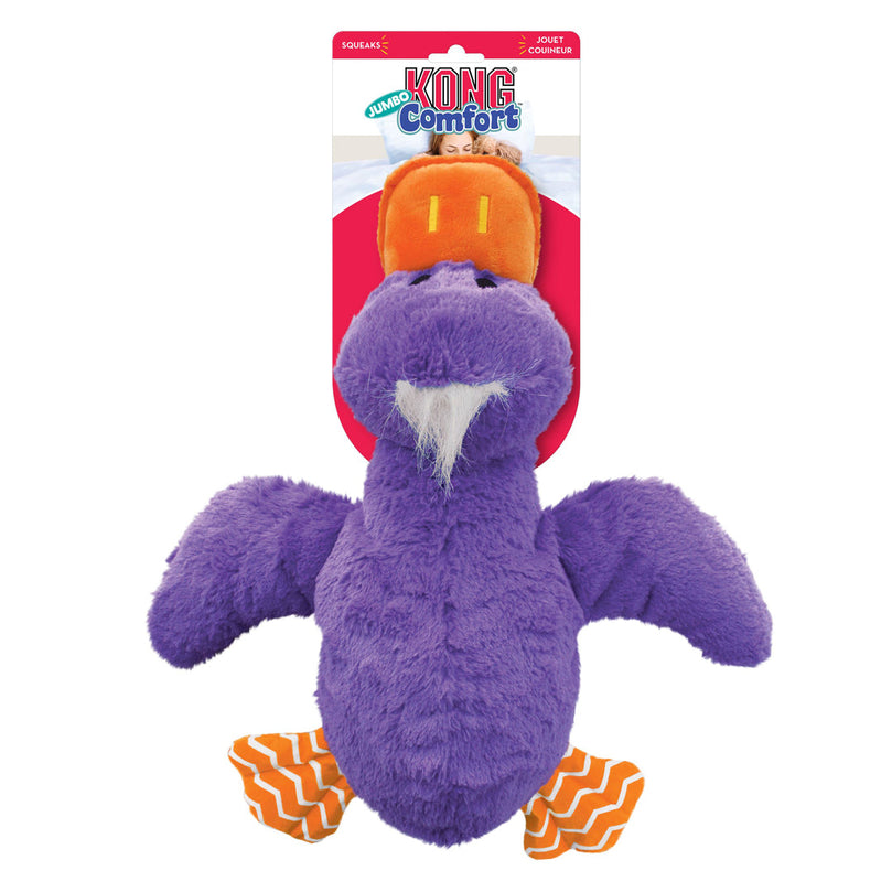 KONG Comfort Duck Jumbo Dog Toy Assorted 1ea/XL for your Pet Dog with Pet Store X.