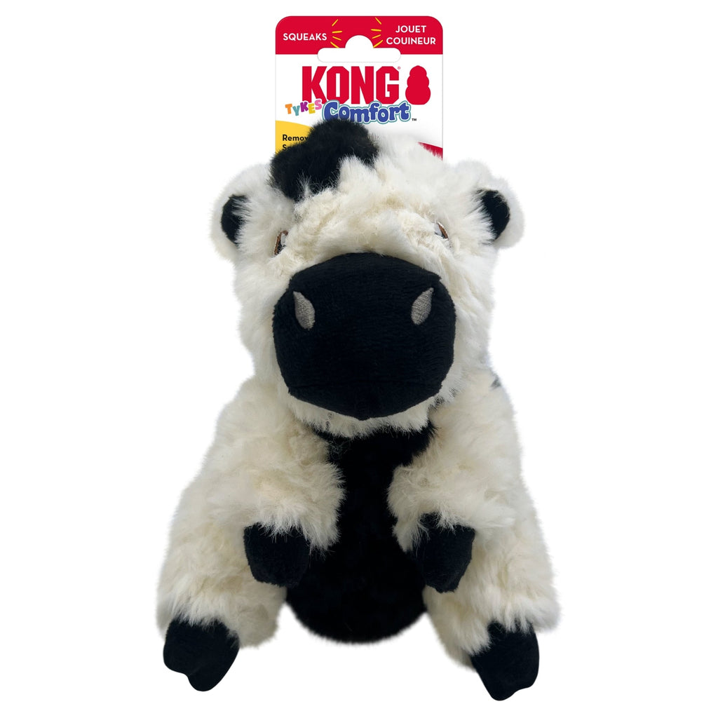 KONG Comfort Tykes Dog Toy Cow, SM (2Pack) for your Pet Dog with Pet Store X.