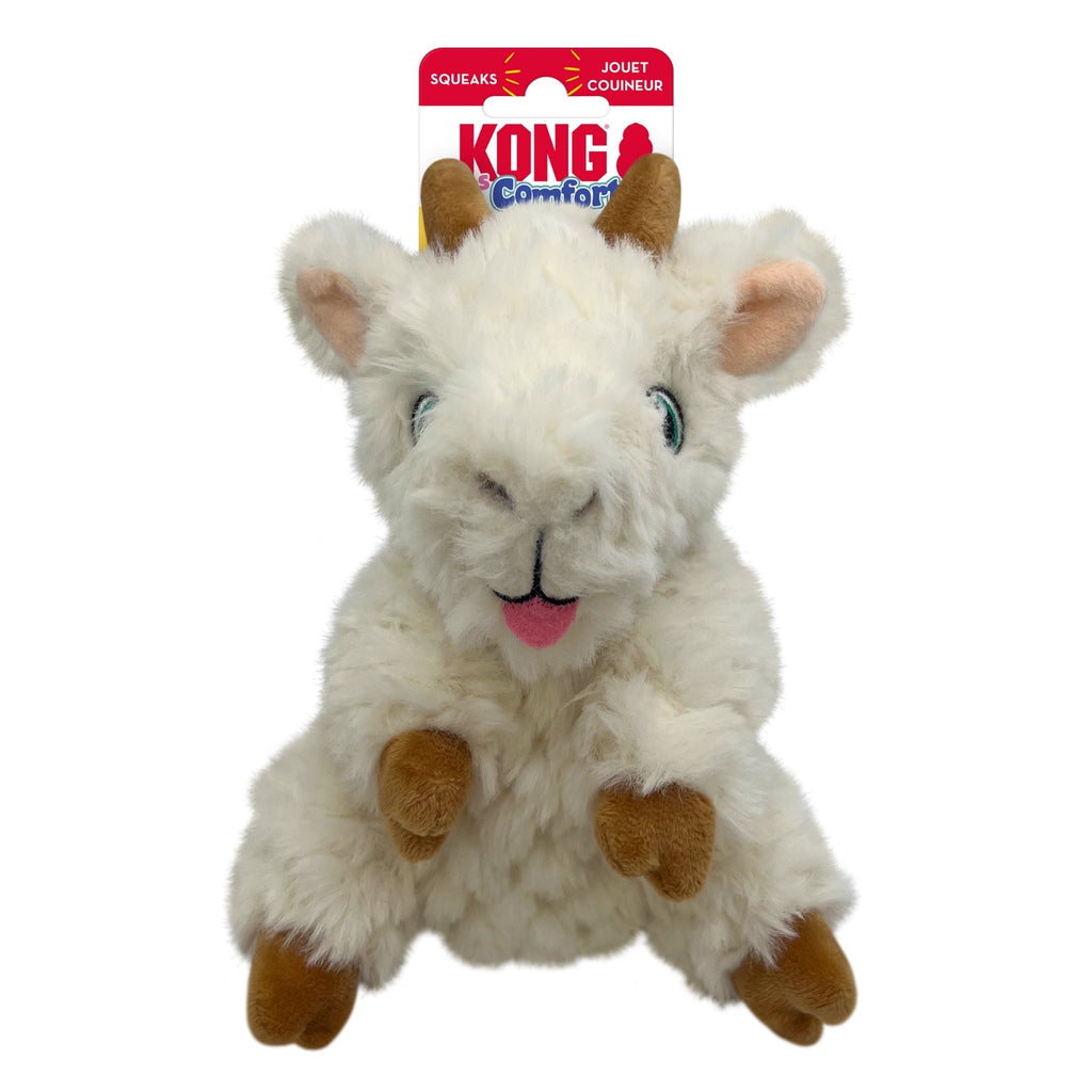 KONG Comfort Tykes Dog Toy Goat, SM (2pack) for your Pet Dog with Pet Store X.