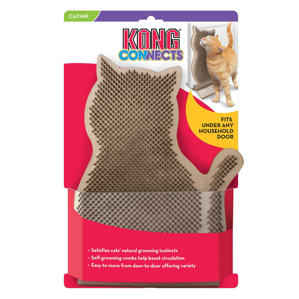 KONG Connects Kitty Self-Grooming Comber for Cats Champagne 1ea/One Size - Pet Store X