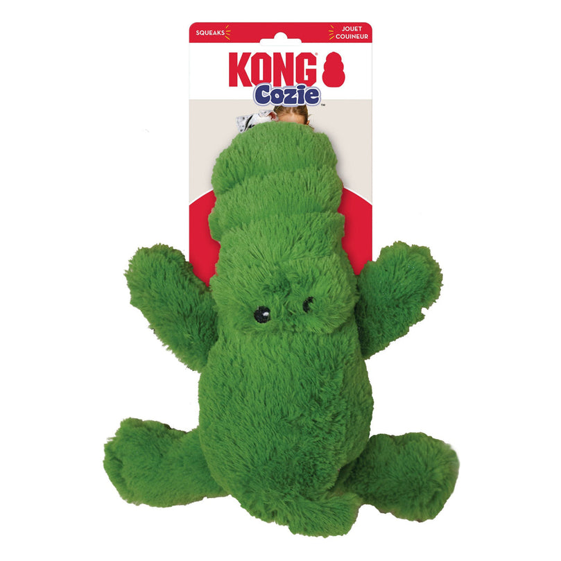 KONG Cozie Ali Alligator Plush Dog Toy Green 1ea/XL - Pet Store X