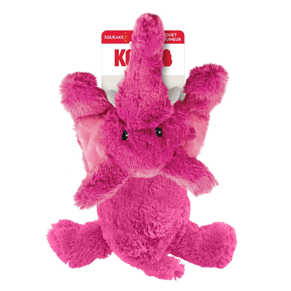 KONG Cozie Elmer Elephant Plush Dog Toy Pink 1ea/MD - Pet Store X