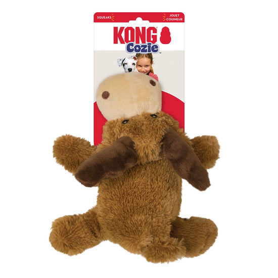 KONG Cozie Marvin Moose Plush Dog Toy Brown 1ea/XL - Pet Store X