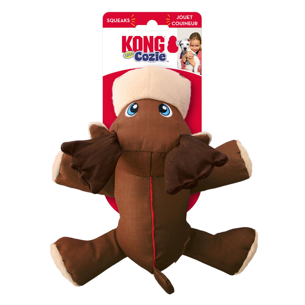 KONG Cozie Ultra Max Moose Dog Toy 1ea/MD for your Pet Dog with Pet Store X.