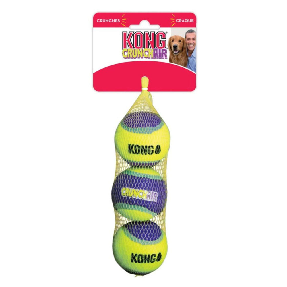 KONG Crunch Air Balls Dog Toy Purple MD (2 pack) - Pet Store X