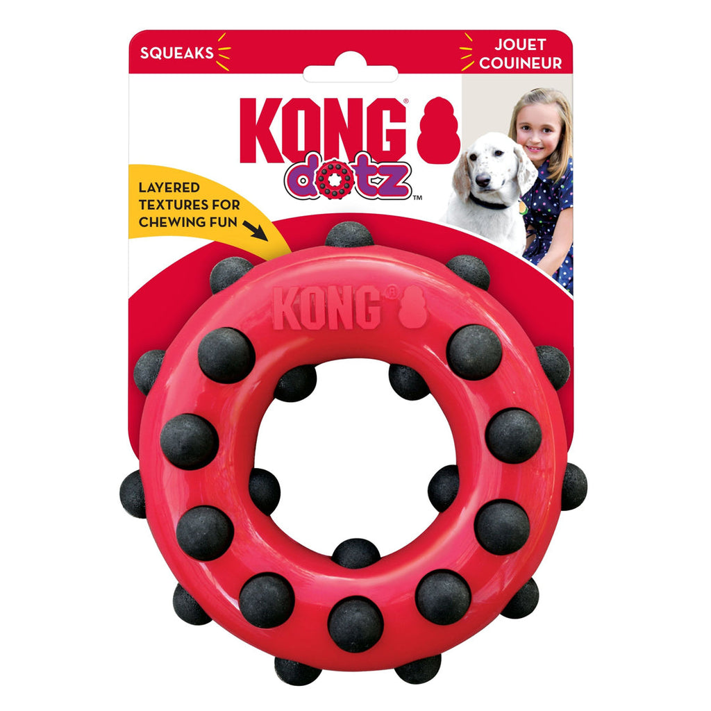 KONG Dotz Circle Dog Toy 1ea/LG for your Pet Dog with Pet Store X.