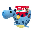 KONG Dynos Roars Dog Toy Blue, 1ea/MD/LG for your Pet Dog with Pet Store X.