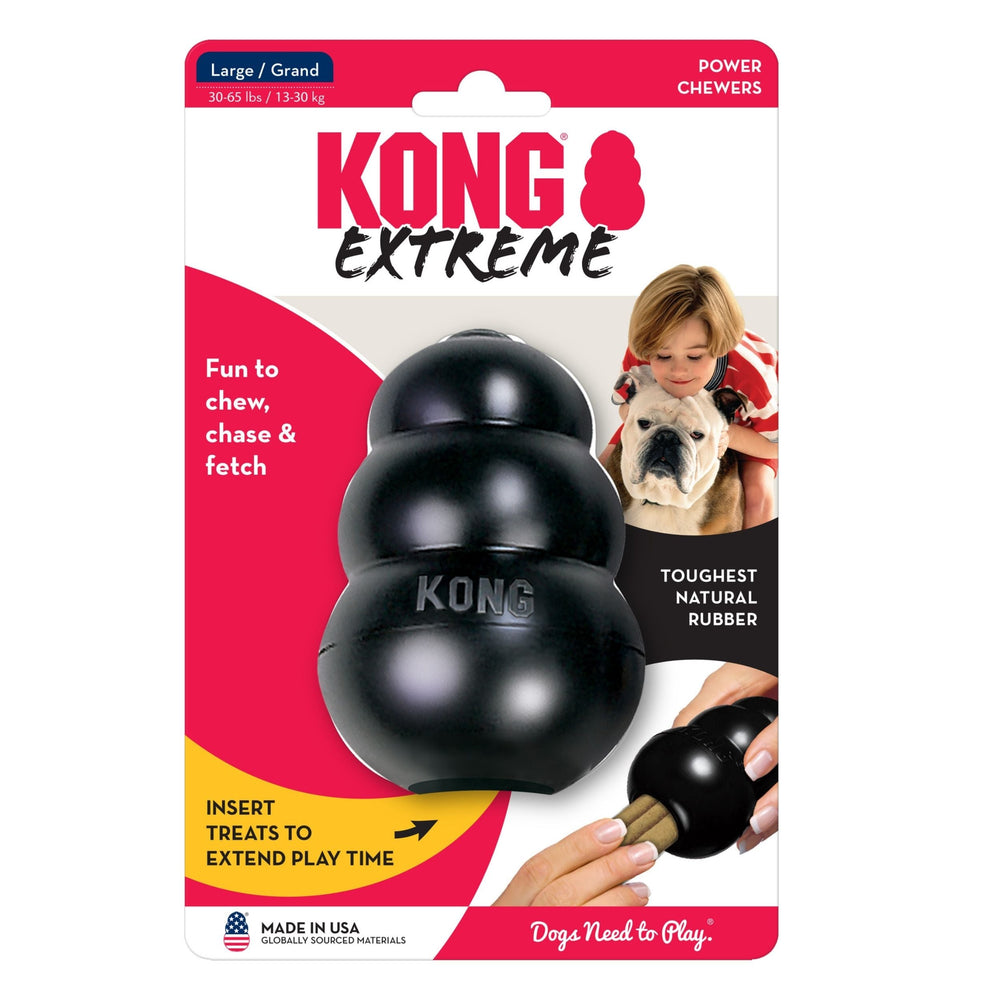 KONG Extreme Dog Toy Black 1ea/LG - Pet Store X