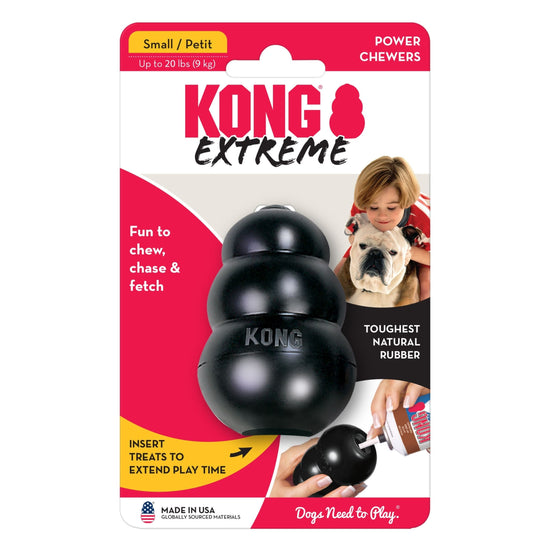 KONG Extreme Dog Toy Black 1ea/SM for your Pet Dog with Pet Store X.