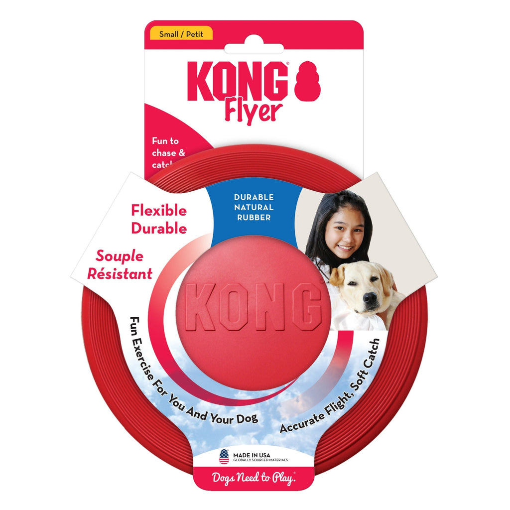 KONG Flyer Dog Toy Red 1ea/SM for your Pet Dog with Pet Store X.