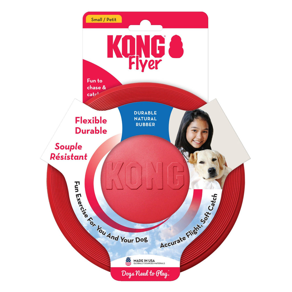 KONG Flyer Dog Toy Red 1ea/SM - Pet Store X