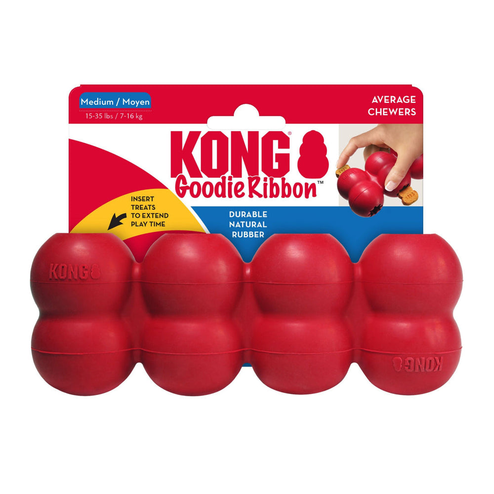 KONG Goodie Ribbon Dog Toy 1ea/MD - Pet Store X