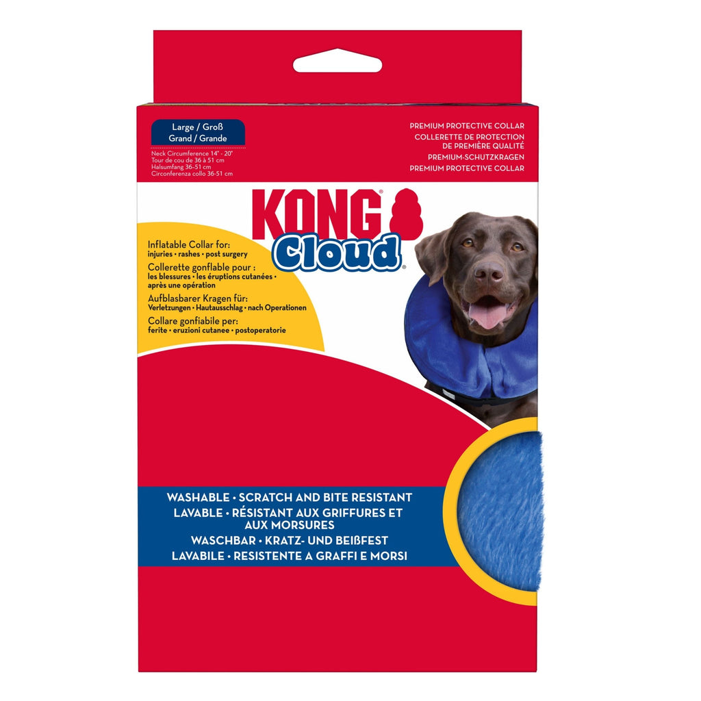 KONG Inflatable E-Collar Blue 1ea/LG - Pet Store X