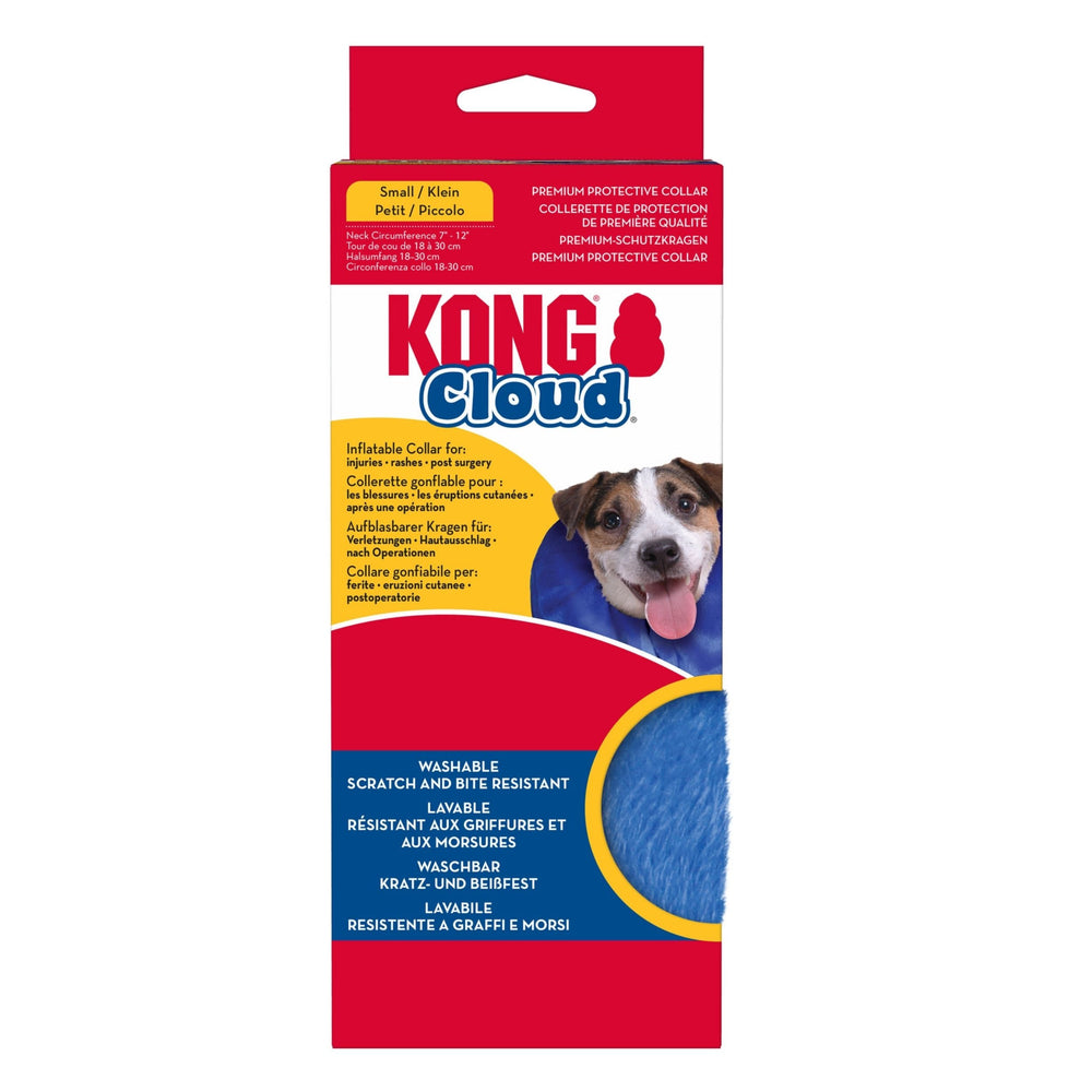 KONG Inflatable E-Collar Blue 1ea/SM - Pet Store X