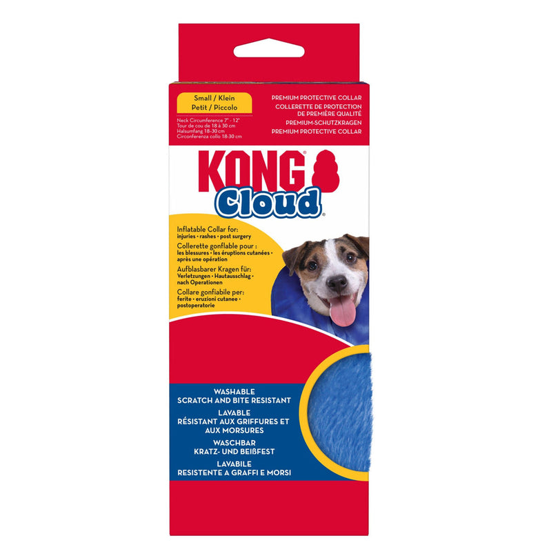 KONG Inflatable E-Collar Blue 1ea/SM - Pet Store X