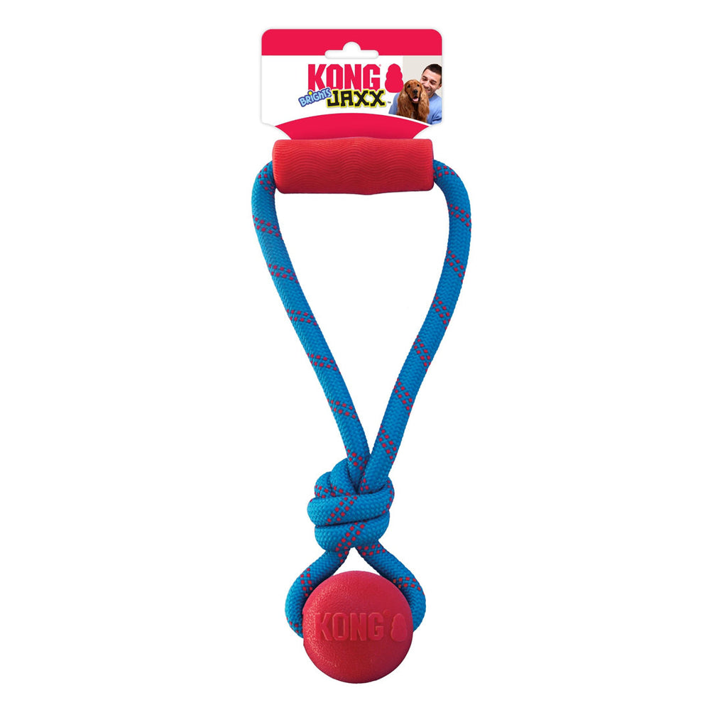 KONG Jaxx Brights Tug with Ball Dog Toy Assorted 1ea/MD - Pet Store X