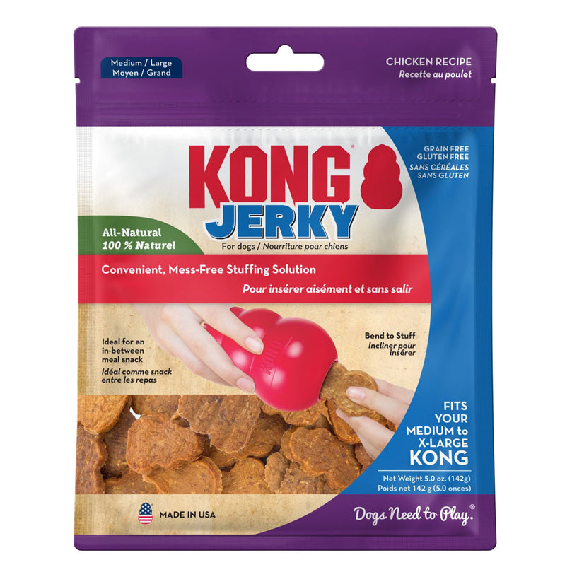 KONG Jerky Dog Treat Chicken 1ea/MD/LG for your Pet Dog with Pet Store X!