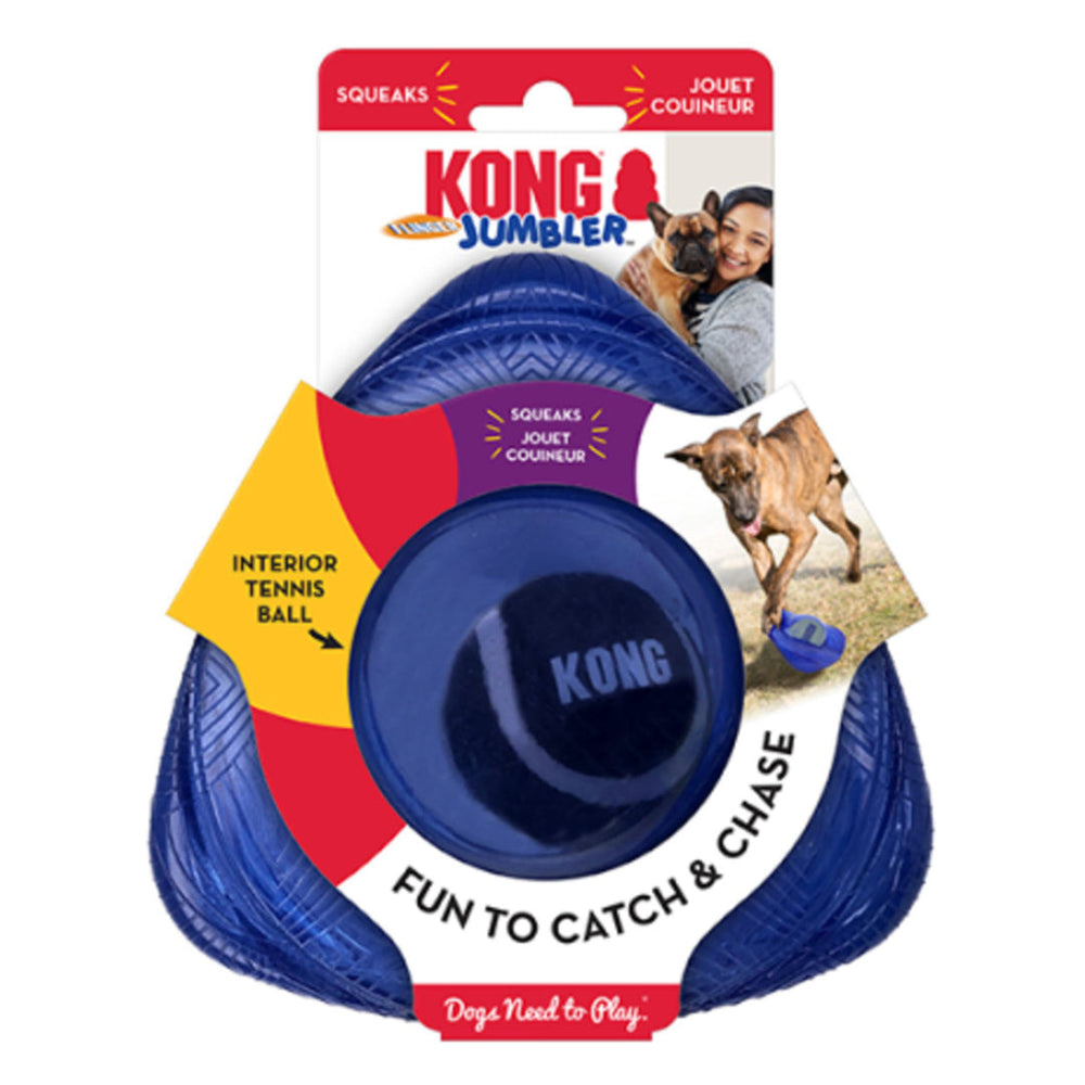 KONG Jumbler Flinger Dog Toy Assorted 1ea/SM/MD - Pet Store X