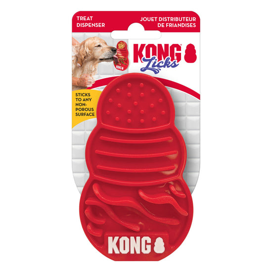 KONG Licks Treat Dispenser 1ea/SM for your Pet Dog with Pet Store X.