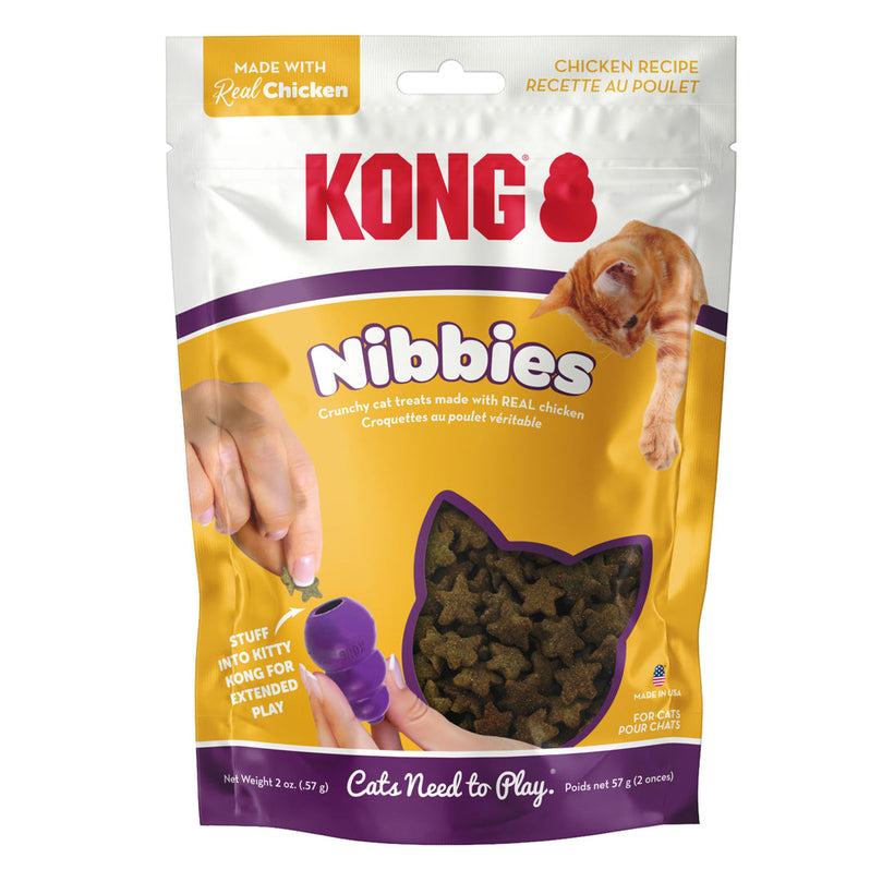 KONG Nibbies Cat Treats Chicken 1ea/2 oz for your Pet Cat with Pet Store X!