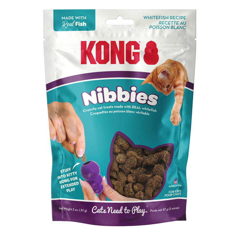 KONG Nibbies Cat Treats Whitefish 1ea/2 oz for your Pet Cat with Pet Store X!