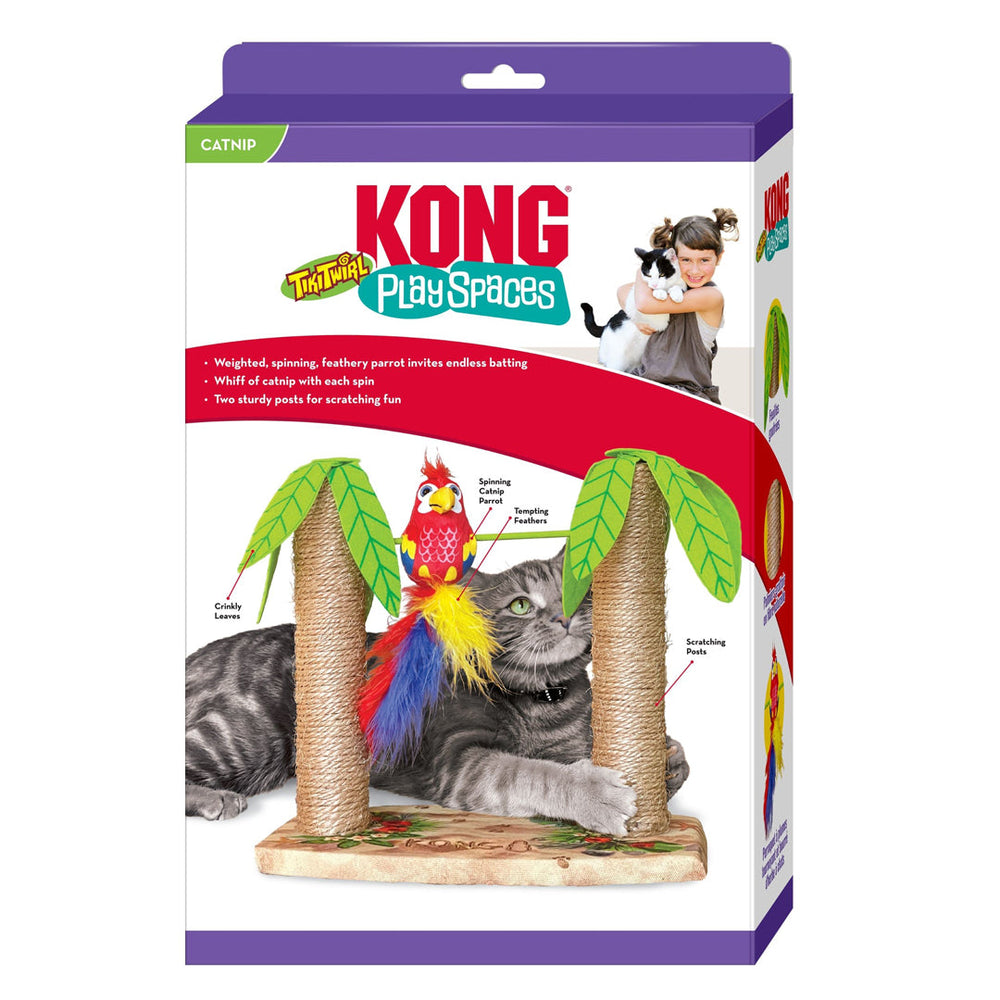 KONG Play Spaces Tiki Twirl Cat Toy 1ea/One Size - Pet Store X