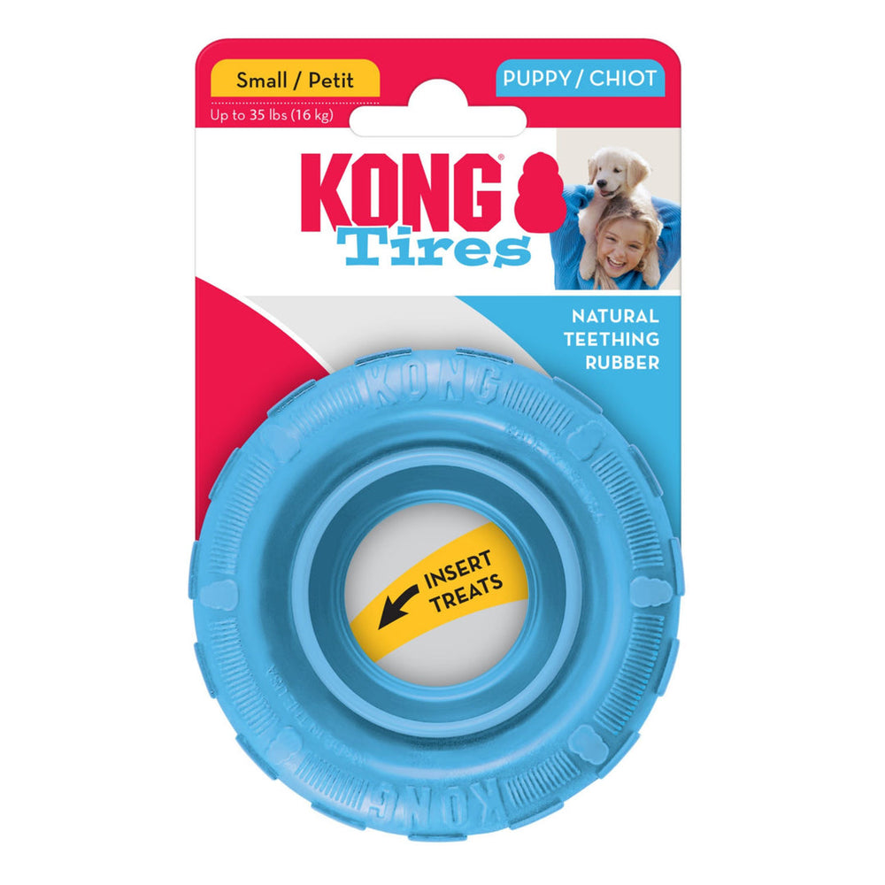 KONG Puppy Tires Dog Toy Assorted 1ea/SM - Pet Store X