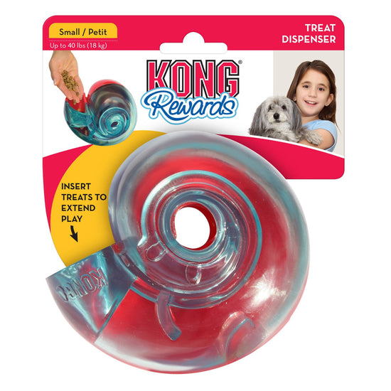 KONG Rewards Treat Dispenser Dog Toy Red 1ea/SM - Pet Store X