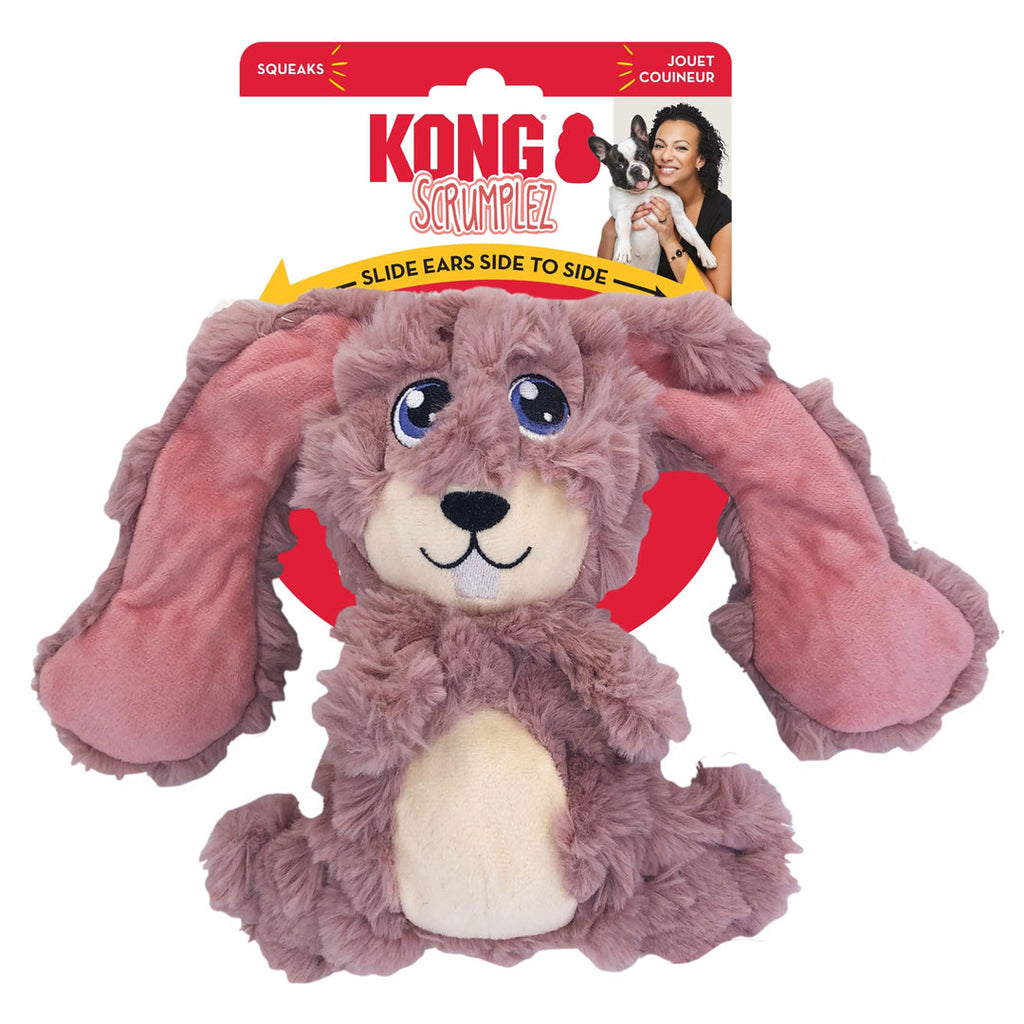 KONG Scrumplez Dog Toy Bunny 1ea/MD for your Pet Dog with Pet Store X.